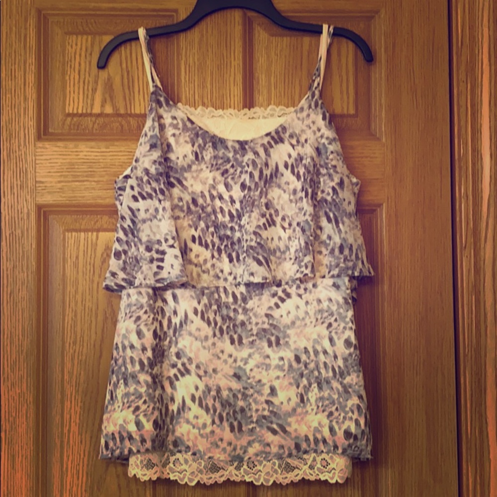 Double printed cami set